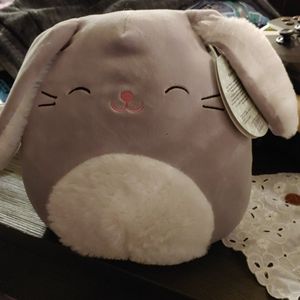8 in grey bunny squishmallow